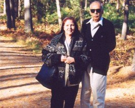 Mom-Dad-woods-2 Mom & Dad traveled halfway across the world to see Fall in New England.