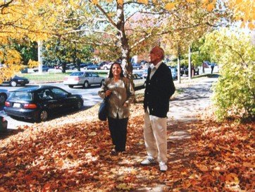 Mom & Dad at Concord - Fall'2000 Concord, MA - New England Colors were in bloom during my parent's visit.