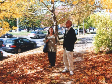 Mom & Dad at Concord - Fall'2000 Concord, MA - New England Colors were in bloom during my parent's visit.