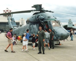 Chopper-Pilot This pilot noticed the camera and promptly posed - good sport!