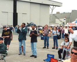 Dinesh-Kutts Dinesh and Kutts hanging out. This was their first airshow. I think they'll be back next year.